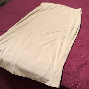 Chic Cream Maxi Skirt for Women